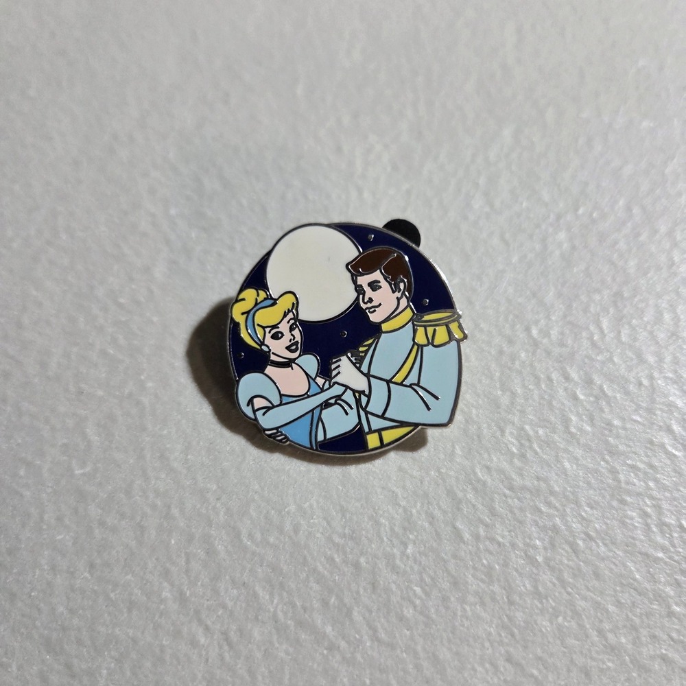 Disney Trading Pin Unisex OS Blue Cinderella Prince Charming Dancing Moon 2013